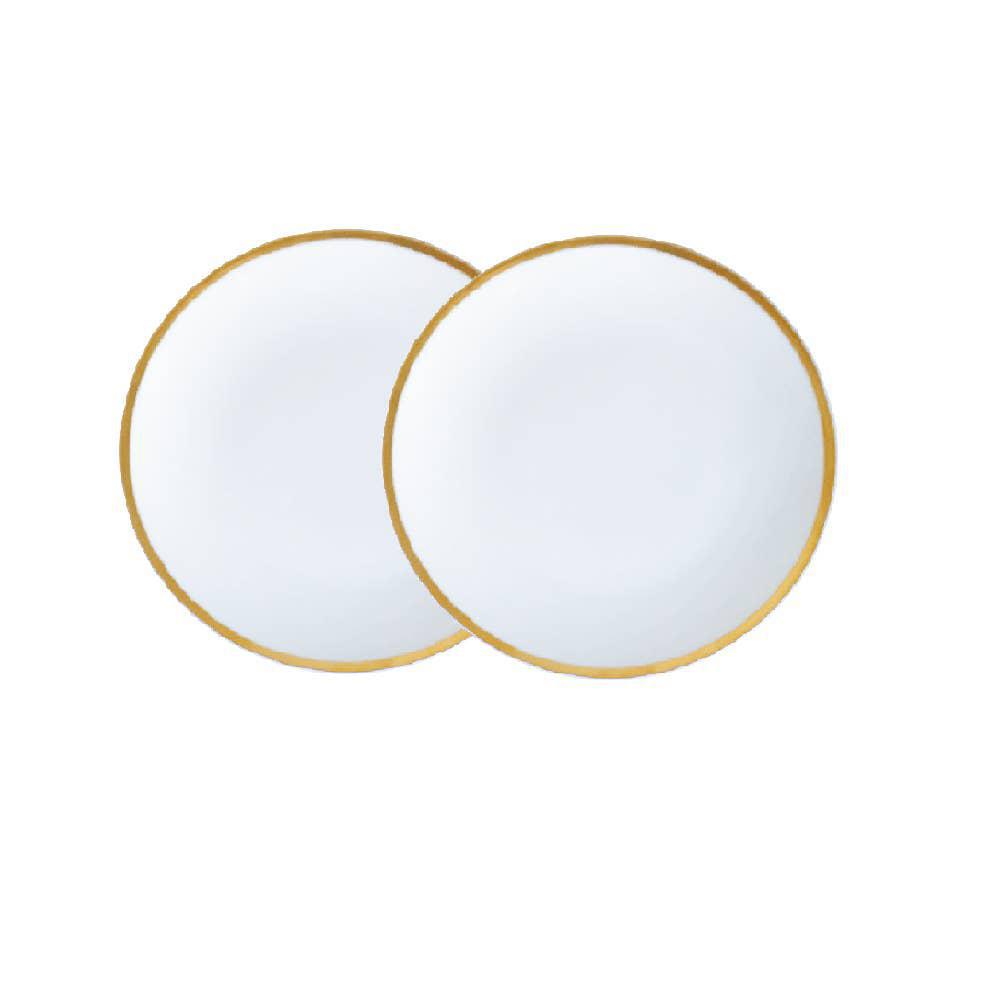 Golden Edge Plate | 8 Inch